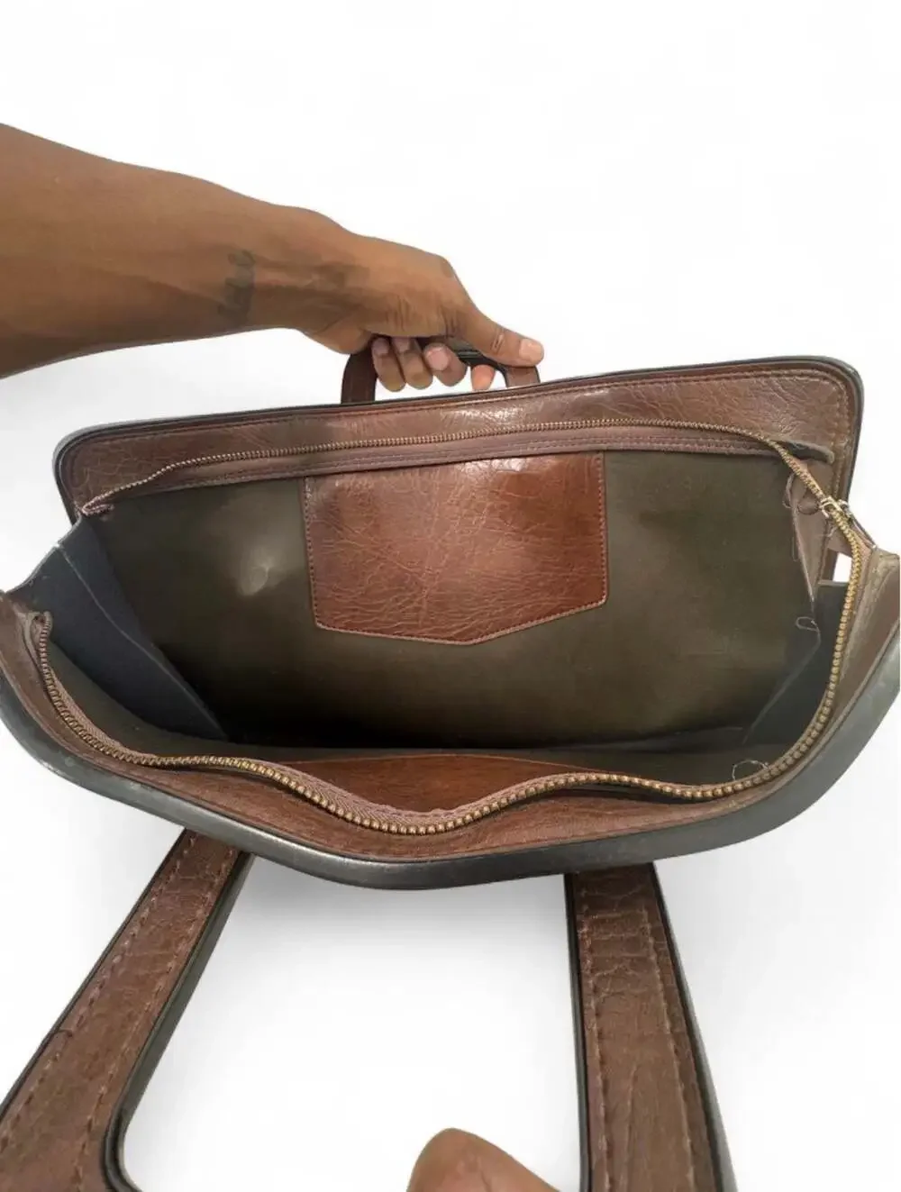 Unbranded brown faux